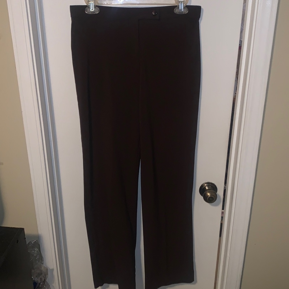 Dark brown slacks